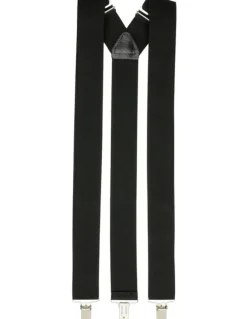Buckle Plain Braces 35mm in Black