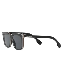 Burberry BE4337 Carnaby Black Sunglasses