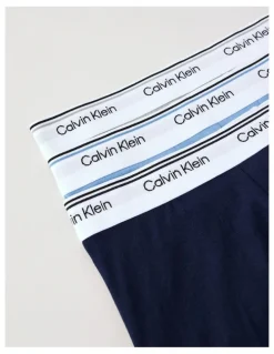 Calvin Klein Balance Cotton Stretch Low Rise Trunks 3 Pack in Multi