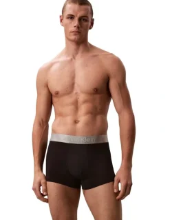 Calvin Klein Brushed Micro Trunks 3 Pack in Multi