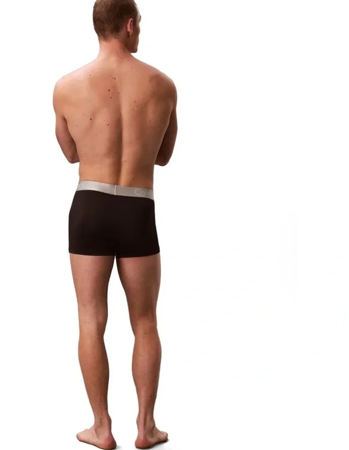 Calvin Klein Brushed Micro Trunks 3 Pack in Multi