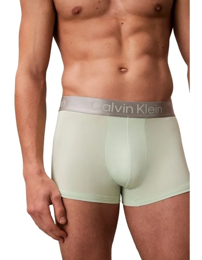 Calvin Klein Brushed Micro Trunks 3 Pack in Multi