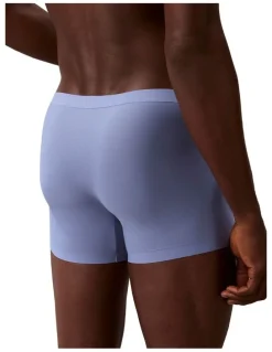 Calvin Klein CK Black Invisible Mesh Trunks in Blue