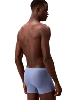 Calvin Klein CK Black Invisible Mesh Trunks in Blue