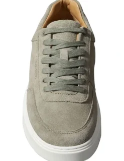 Calvin Klein Clean Cup Low Laceup Oxf Su Sneaker in Smokey Olive/Bright