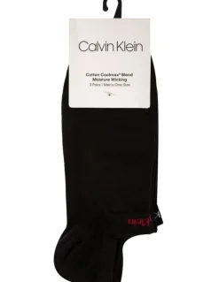 Calvin Klein Coolmax Sports Liner 3 Pack in Black