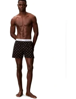 Calvin Klein Cotton Poplin Boxer in Black