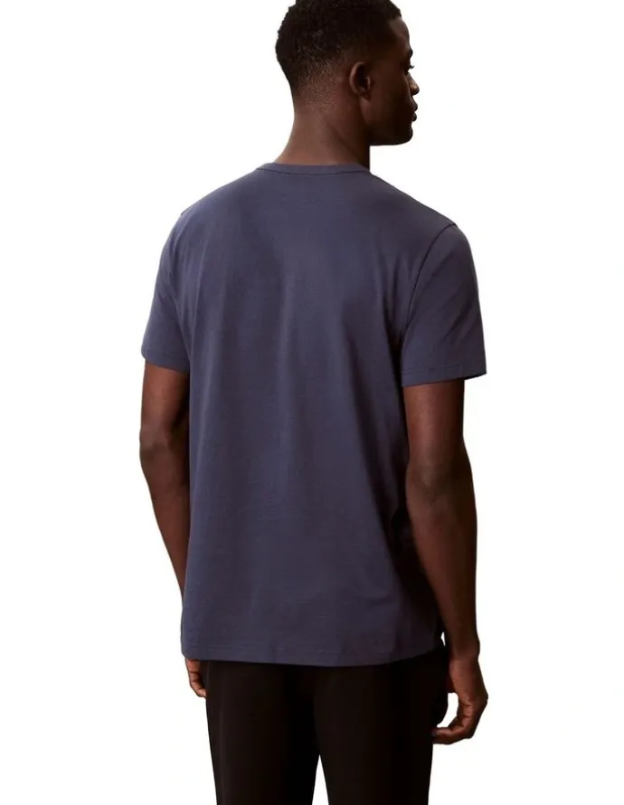 Calvin Klein Cotton Sleep Tee in Blue