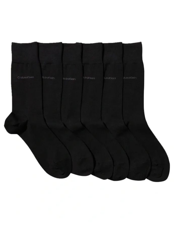 Calvin Klein Cotton Socks 6 Pack in Multi