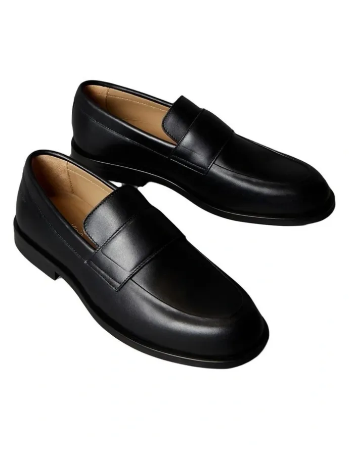 Calvin Klein Essential Rubber Band Loafer in Triple Black