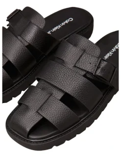 Calvin Klein Fisherman Sandal in Triple Black