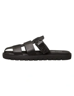 Calvin Klein Fisherman Sandal in Triple Black