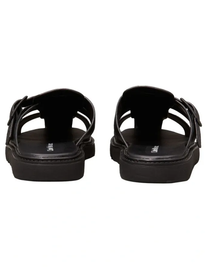 Calvin Klein Fisherman Sandal in Triple Black
