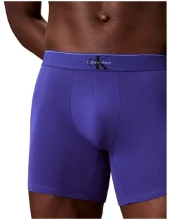 Calvin Klein Graphic Monogram Cotton Stretch Boxer Brief 3 Pack in Multi