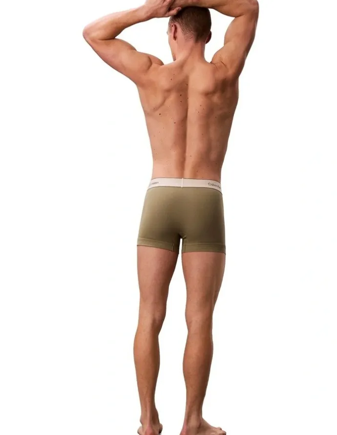 Calvin Klein Heritage Cotton Trunks 3 Pack in Multi