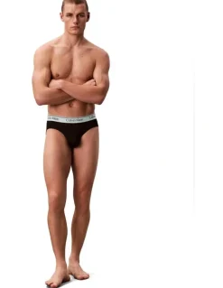 Calvin Klein Hip Briefs 3 Pack in Multi