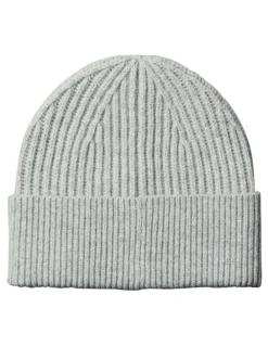 Calvin Klein Hw Wool Blend Beanie Hat in Light Grey Heather