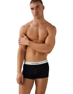 Calvin Klein Icon Cotton Low Rise Trunks 3 Pack in Multi