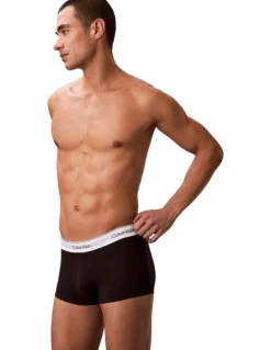 Calvin Klein Icon Cotton Low Rise Trunks 3 Pack in Multi