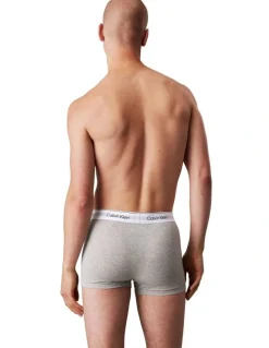 Calvin Klein Icon Cotton Relaxed Fit Trunks 3 Pack in Multi