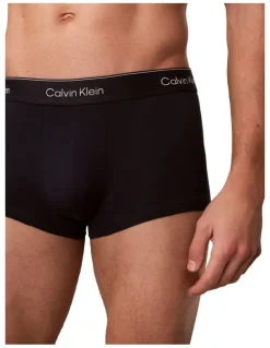 Calvin Klein Icon Cotton Low Rise Trunks 3 Pack in Multi