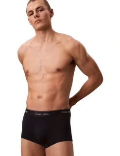 Calvin Klein Icon Cotton Low Rise Trunks 3 Pack in Multi