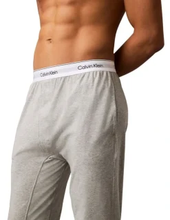 Calvin Klein Icon Cotton Stretch Sleep Jogger in Grey
