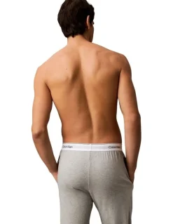 Calvin Klein Icon Cotton Stretch Sleep Jogger in Grey