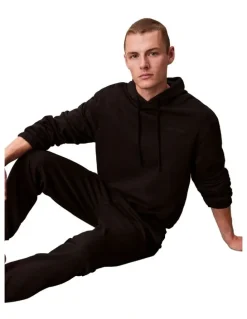 Calvin Klein Icon Cotton Terry Jogger in Black