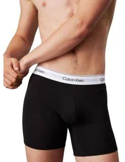 Calvin Klein Icon Cotton Stretch Relaxed Trunk 3 Pack in Multi