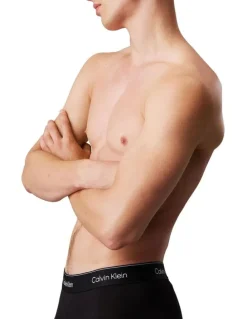 Calvin Klein Icon Cotton Low Rise Trunks 5 Pack in Black