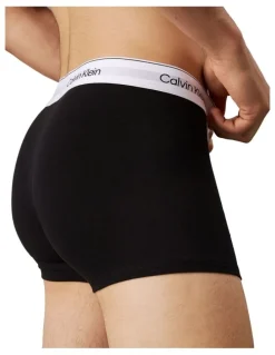 Calvin Klein Icon Cotton Trunks 3 Pack in Multi