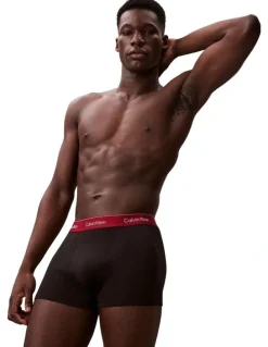 Calvin Klein Icon Cotton Stretch Relaxed Trunk 3 Pack in Multi