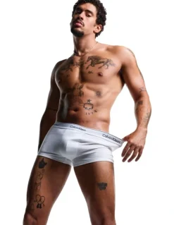 Calvin Klein Icon Cotton Hip Briefs 3 Pack in White