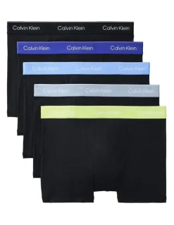 Calvin Klein Icon Cotton Stretch Relaxed Fit Trunk 5 Pack in Multi