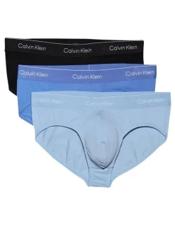 Calvin Klein Icon Cotton Hip Briefs Pack Of 3 in Multi