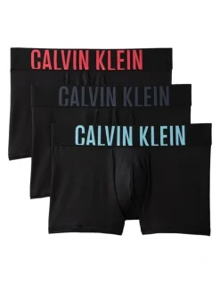 Calvin Klein Intense Power Micro Trunks 3 Pack in Black