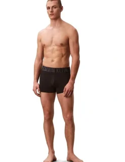Calvin Klein Intense Power Micro Trunks 3 Pack in Black