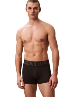 Calvin Klein Intense Power Micro Trunks 3 Pack in Black