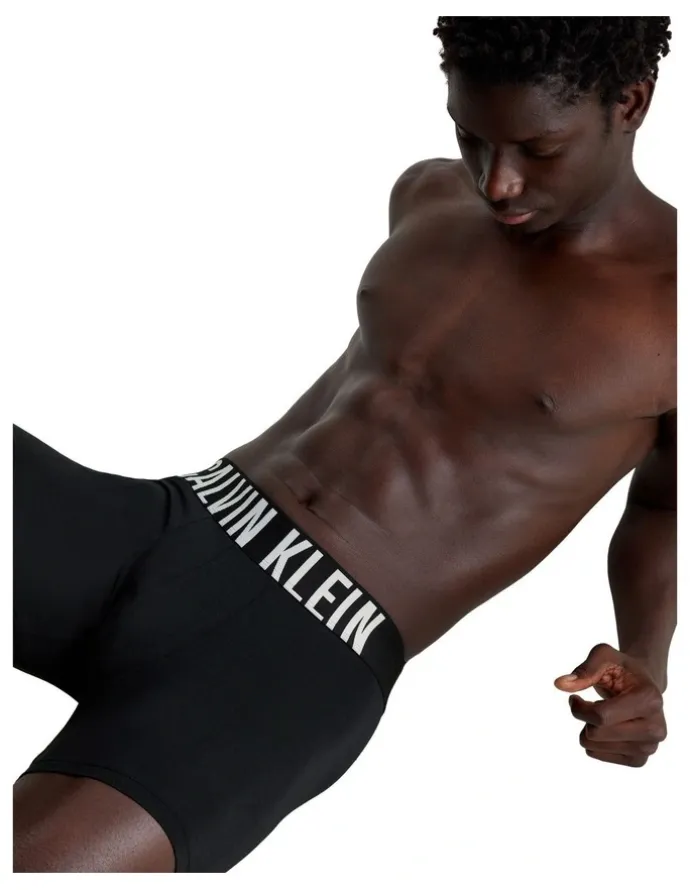 Calvin Klein Intense Power Cotton Boxer Briefs 3 Pack in Black