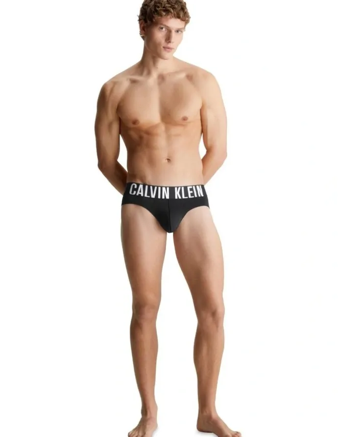 Calvin Klein Intense Power Micro Briefs 3 Pack in Black_UB1