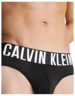 Calvin Klein Intense Power Micro Briefs 3 Pack in Black_UB1