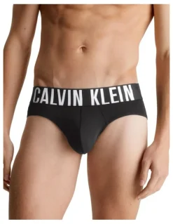 Calvin Klein Intense Power Micro Briefs 3 Pack in Black_UB1