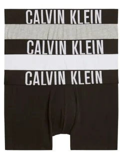 Calvin Klein Intense Power Cotton Trunks 3 Pack in Multi