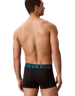 Calvin Klein Intense Power Cotton Trunks 3 Pack in Multi