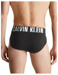 Calvin Klein Intense Power Cotton Briefs 3 Pack in Black