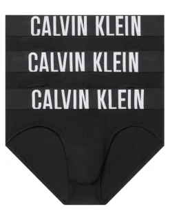 Calvin Klein Intense Power Cotton Briefs 3 Pack in Black