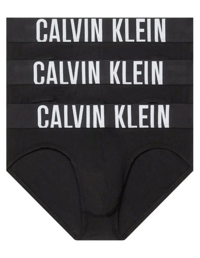 Calvin Klein Intense Power Cotton Briefs 3 Pack in Black