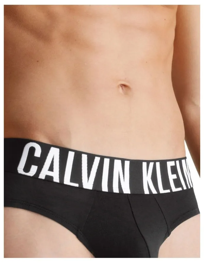 Calvin Klein Intense Power Cotton Briefs 3 Pack in Black