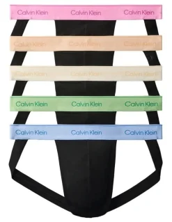 Calvin Klein Jock Strap 5 Pack in Multi